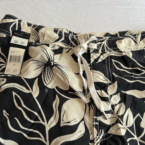 Polo by Ralph Lauren Hawaiian Floral Swim Trunks Shorts Size 28 Small NWT - Picture 4 of 10